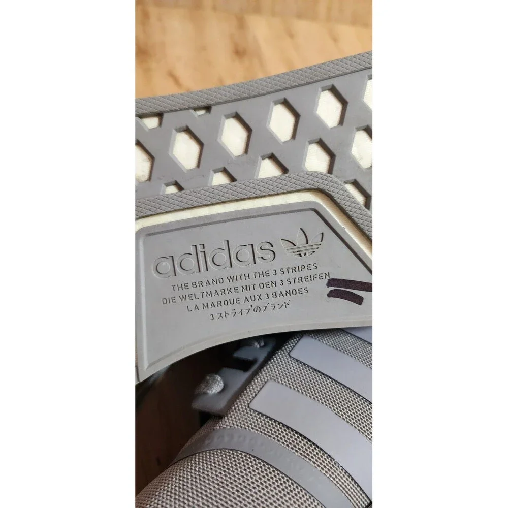 Adidas  NMD_R1 Primeblue Black Cloud White Grey Sneaker GZ9258 Men's Shoes Sz 13